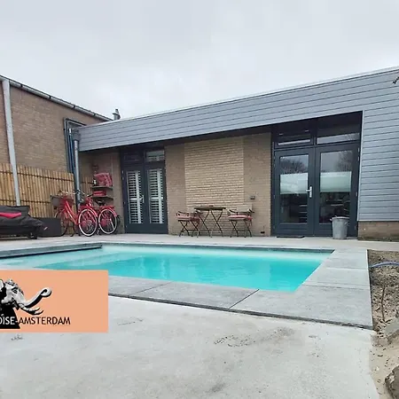 Paradise Amsterdam Of 80 M2 With Private Pool - Inclusive, Parking, Use Of Bikes, Tourist Tax And Much アパート ザントフォールト