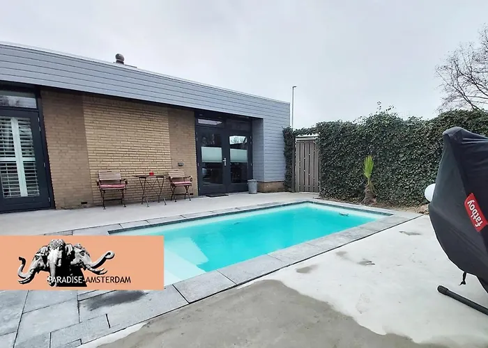 아파트 Paradise Amsterdam Of 80 M2 With Private Pool - Inclusive, Parking, Use Of Bikes, Tourist Tax And Much *